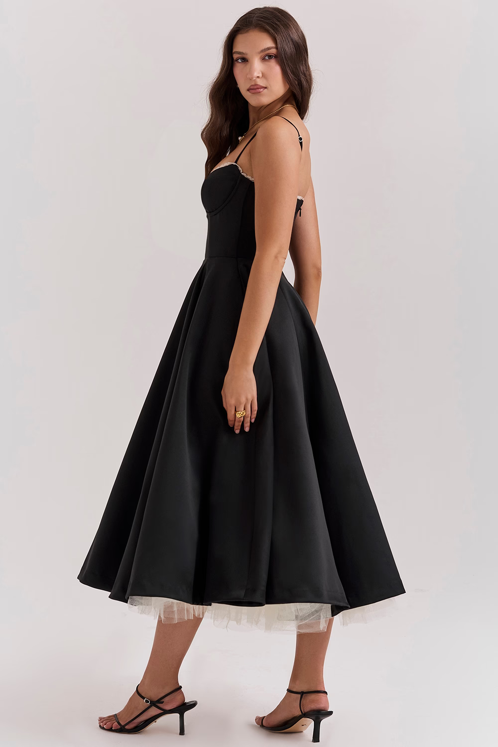 Luce | Midi Dress - IVORY MUSE