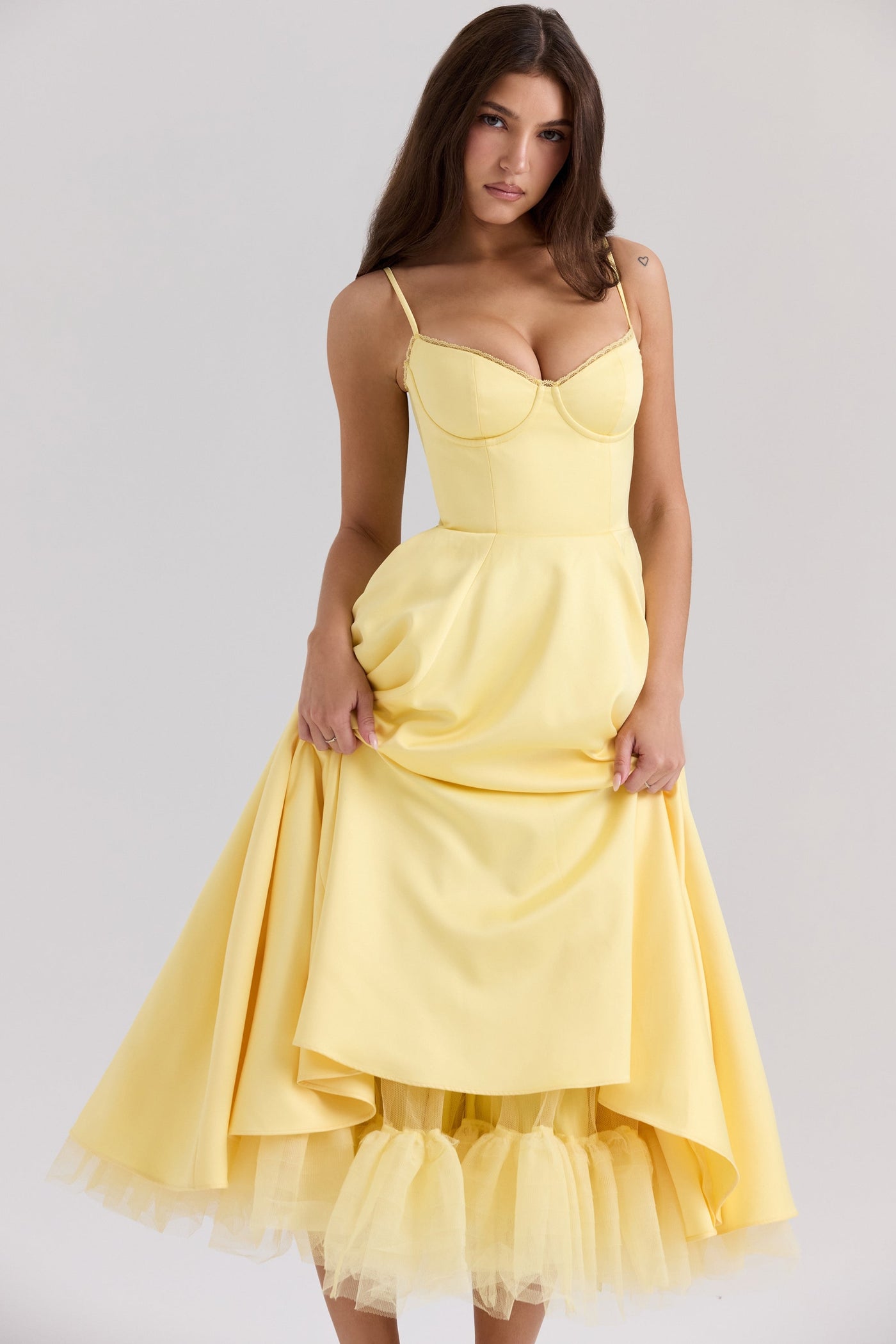Luce | Midi Dress - IVORY MUSE