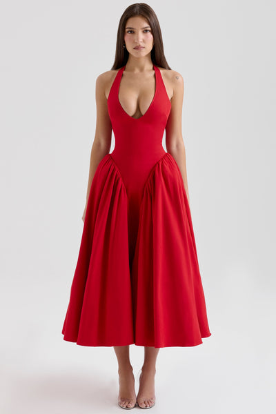 Marilyn | Midi Dress - IVORY MUSE