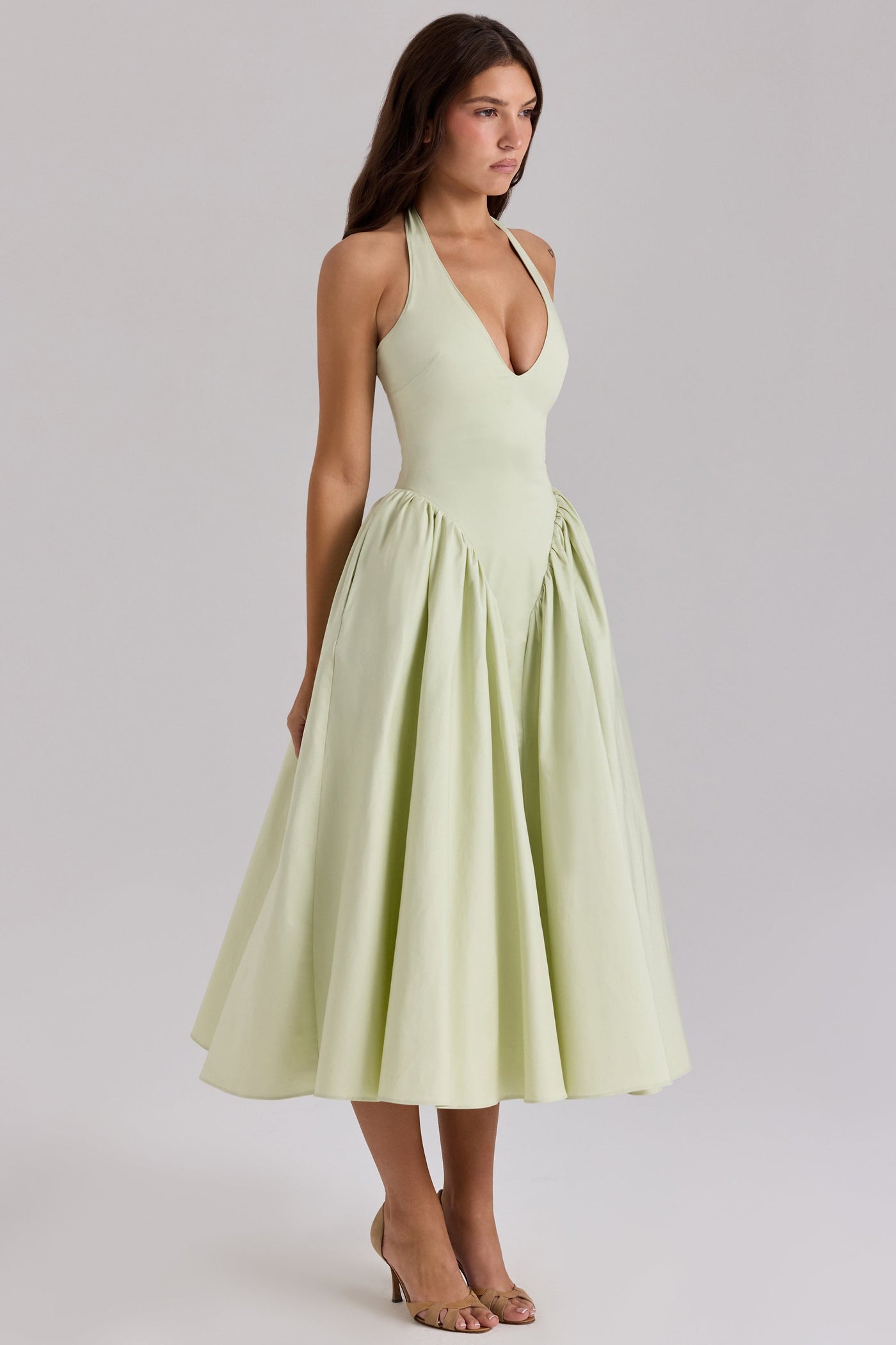 Marilyn | Midi Dress - IVORY MUSE